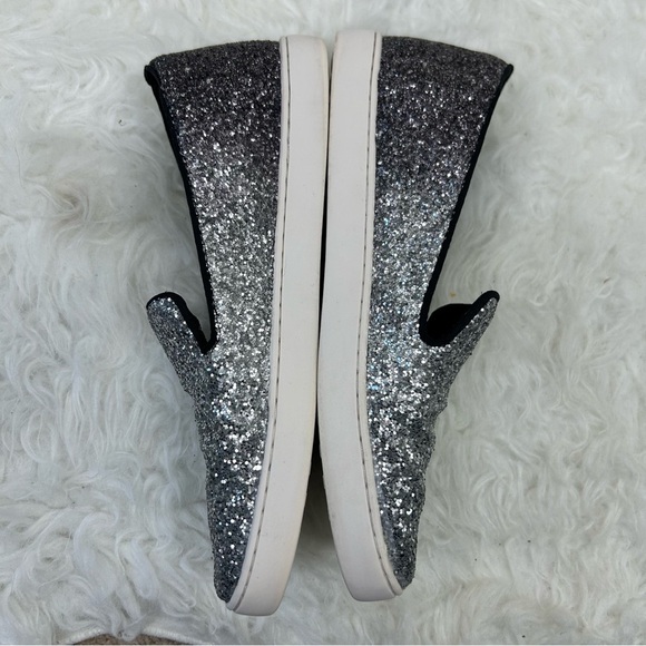 Birdies The Swift in Crushed Chrome glitter slip-on sneaker size: 9 - Picture 4 of 9